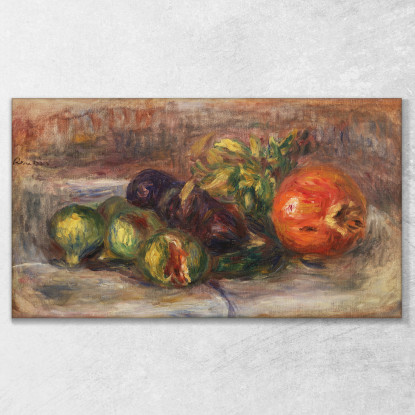 Melograno E Fichi Granata Et Figues Pierre-Auguste Renoir par593 quadro stampato su tela