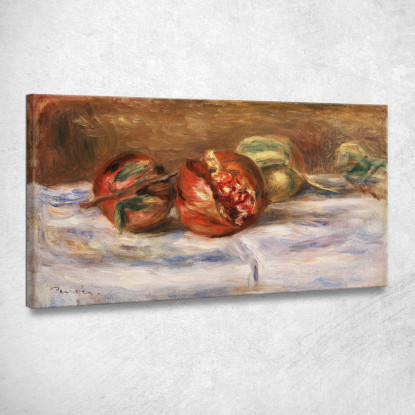 Granate Di Melograni 1910 Pierre-Auguste Renoir par594 quadro stampato su tela