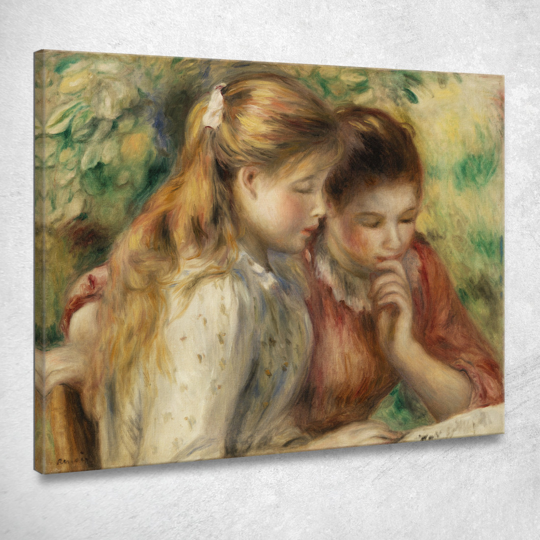 Lettura Pierre-Auguste Renoir par598 quadro stampato su tela