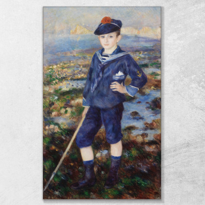 Marinaio Ritratto Di Robert Nunès Pierre-Auguste Renoir par602 quadro stampato su tela