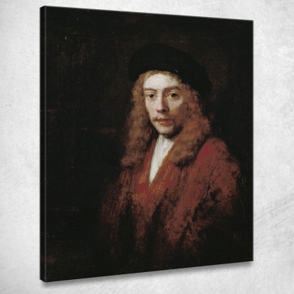 Un Giovane Forse Il Figlio Dell'Artista Titus Rembrandt van Rijn rvr9 quadro stampato su tela