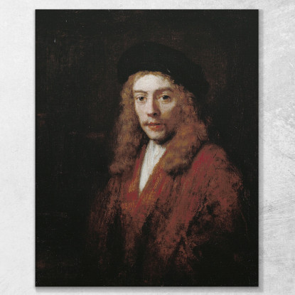 Un Giovane Forse Il Figlio Dell'Artista Titus Rembrandt van Rijn rvr9 quadro stampato su tela