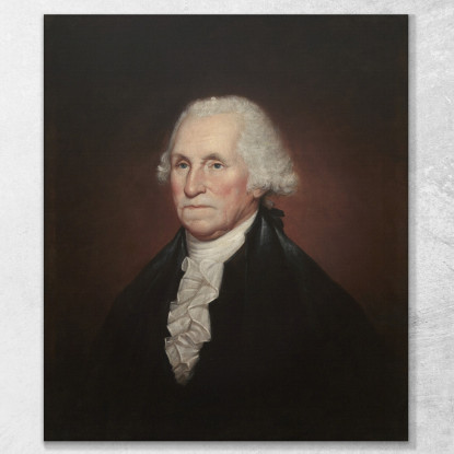 George Washington Rembrandt Peale Rembrandt van Rijn rvr56 quadro stampato su tela