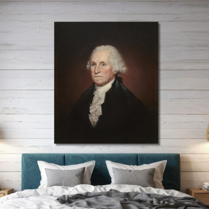 George Washington Rembrandt Peale Rembrandt van Rijn rvr56 quadro stampato su tela