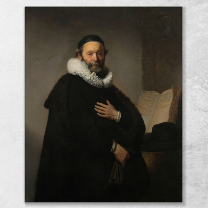 Johannes Wtenbogaert Rembrandt van Rijn rvr72 quadro stampato su tela