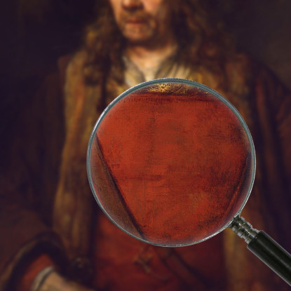 Uomo Con Un Cappotto Foderato Di Pelliccia Rembrandt van Rijn rvr91 quadro stampato su tela