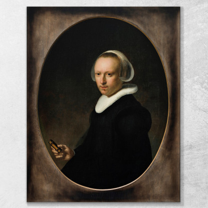 Ritratto Di Una Donna Di 39 Anni Rembrandt van Rijn rvr119 quadro stampato su tela