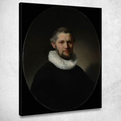 Ritratto D'Uomo 2 Rembrandt van Rijn rvr125 quadro stampato su tela