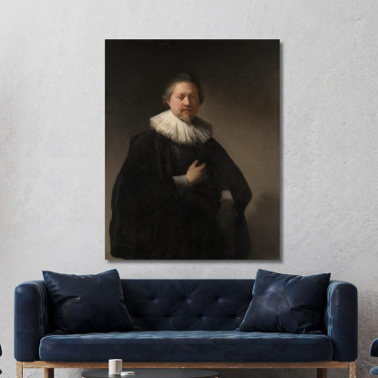 Ritratto Di Un Uomo Rembrandt van Rijn rvr130 quadro stampato su tela