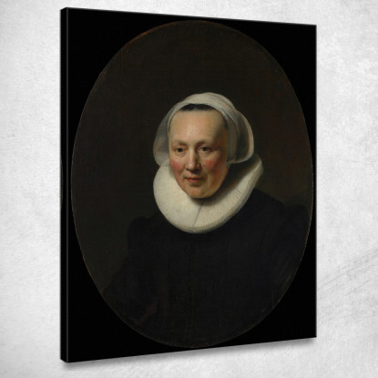 Ritratto Di Donna 2 Rembrandt van Rijn rvr132 quadro stampato su tela