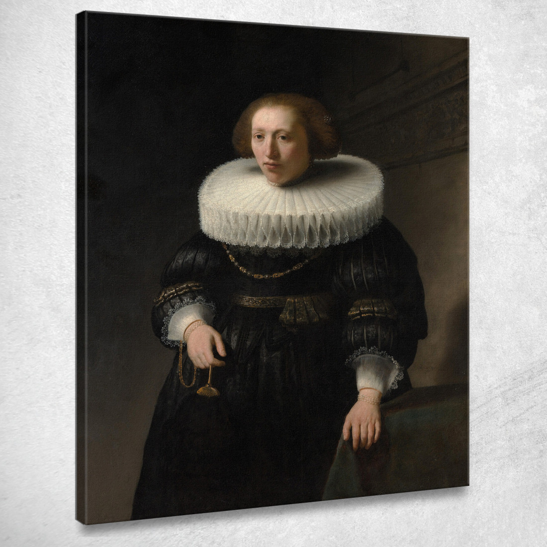 Ritratto Di Una Donna Rembrandt van Rijn rvr134 quadro stampato su tela