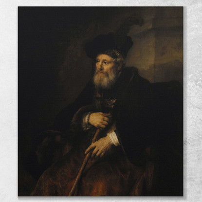 Ritratto Di Vecchio 2 Rembrandt van Rijn rvr137 quadro stampato su tela