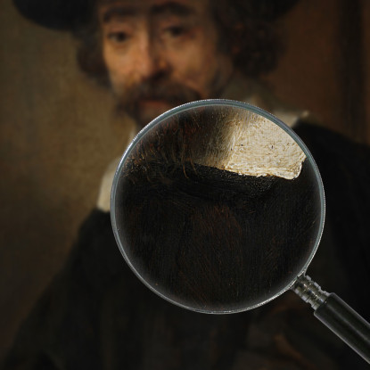 Ritratto Di Efraim Bueno Rembrandt van Rijn rvr140 quadro stampato su tela