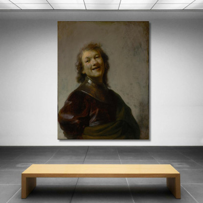 Rembrandt Ride Rembrandt van Rijn rvr154 quadro stampato su tela