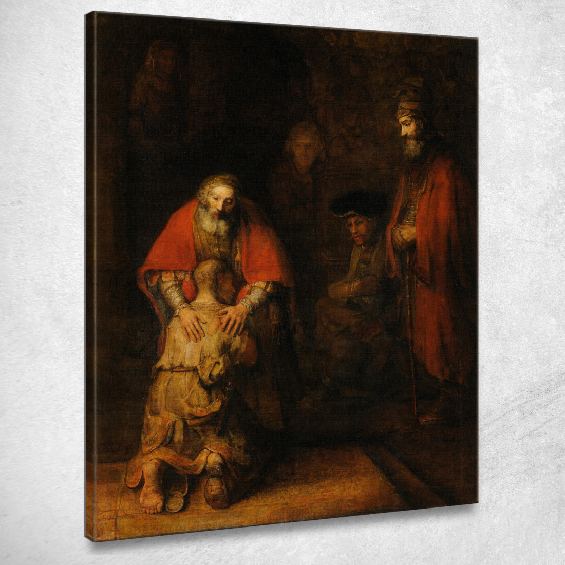 Ritorno Del Figliol Prodigo Rembrandt van Rijn rvr164 quadro stampato su tela