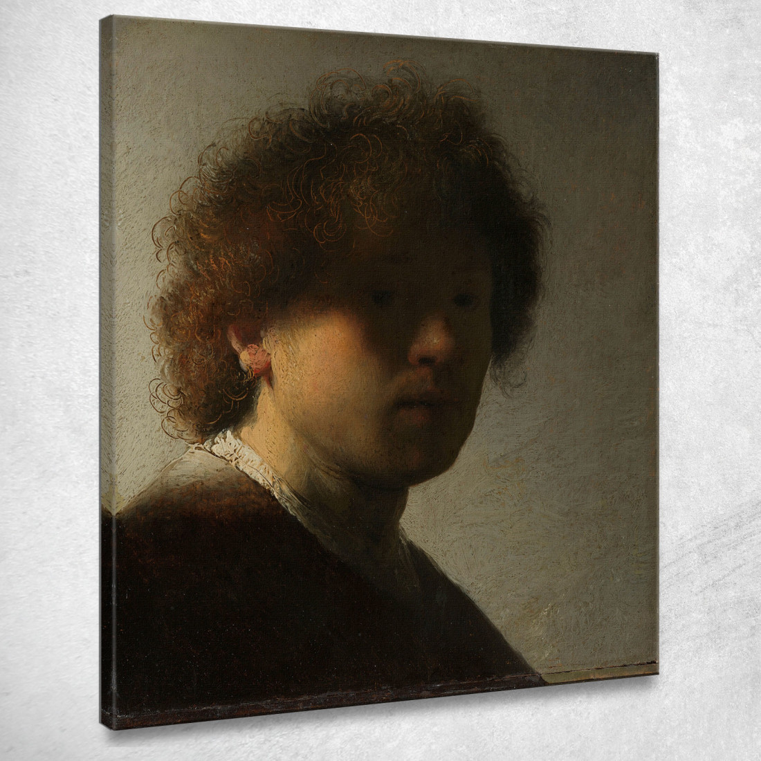 Autoritratto Rembrandt Van Rijn Rembrandt van Rijn rvr183 quadro stampato su tela