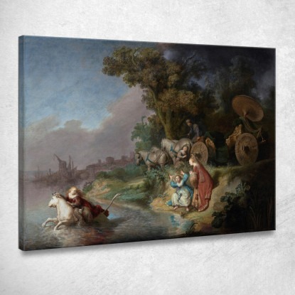 Il Rapimento Di Europa Rembrandt van Rijn rvr198 quadro stampato su tela