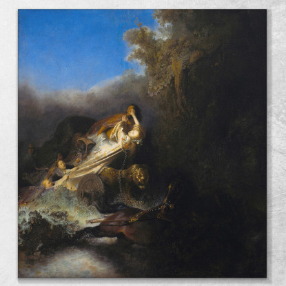 Il Rapimento Di Proserpina Rembrandt van Rijn rvr200 quadro stampato su tela