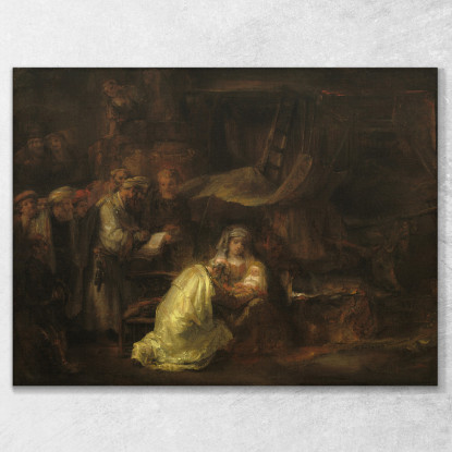 La Circoncisione Rembrandt van Rijn rvr212 quadro stampato su tela