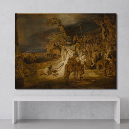 La Concordia Dello Stato Rembrandt van Rijn rvr213 quadro stampato su tela