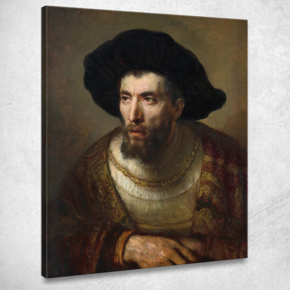 Il Filosofo Rembrandt van Rijn rvr235 quadro stampato su tela