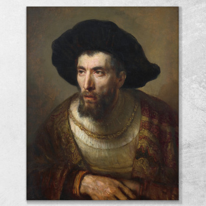 Il Filosofo Rembrandt van Rijn rvr235 quadro stampato su tela