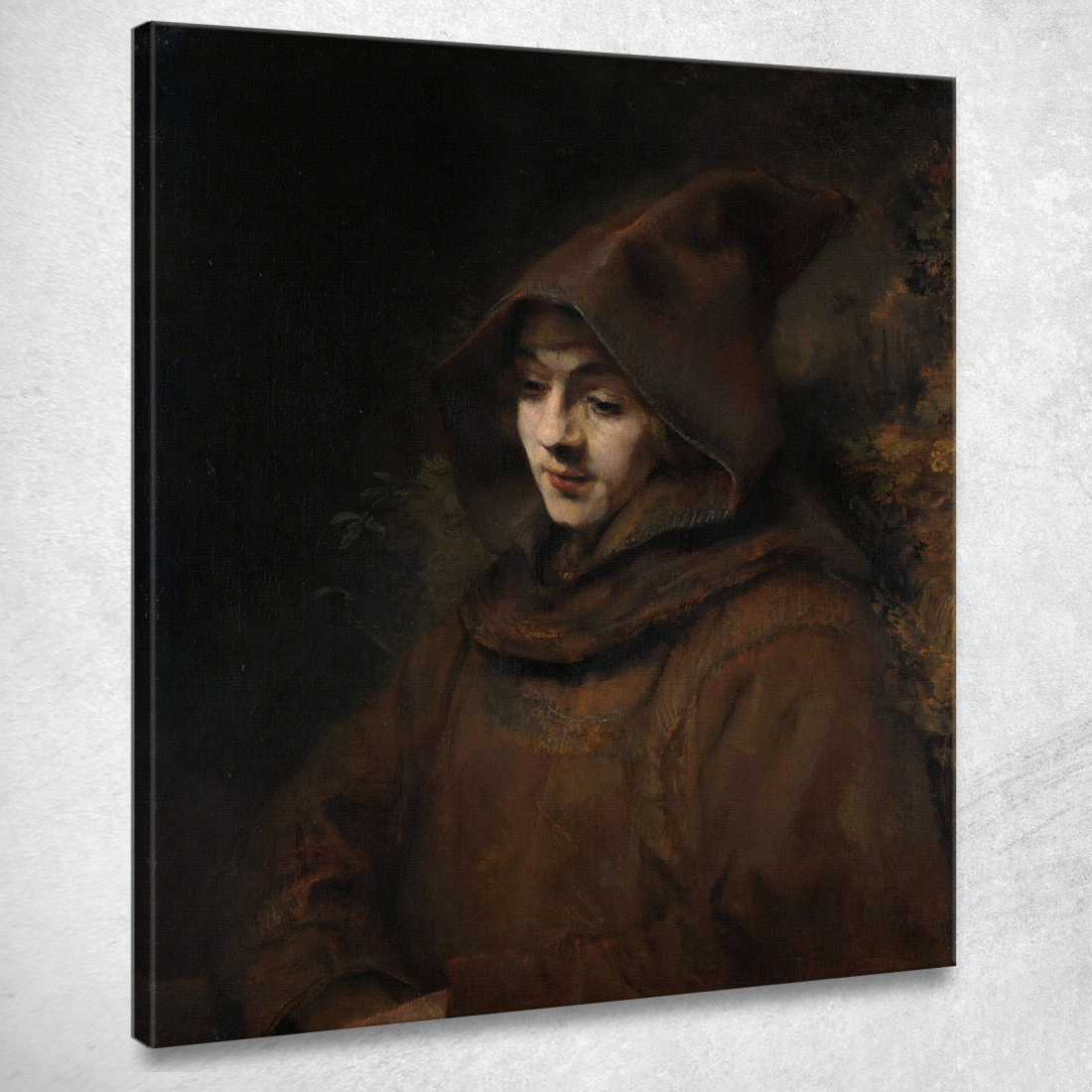 Tito In Abito Da Monaco Rembrandt van Rijn rvr259 quadro stampato su tela