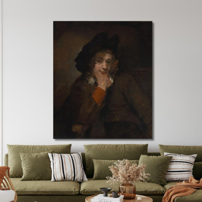 Tito Il Figlio Dell'Artista 2 Rembrandt van Rijn rvr261 quadro stampato su tela