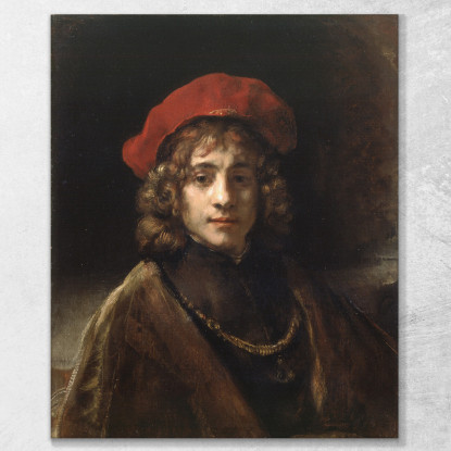 Tito Il Figlio Dell'Artista Rembrandt van Rijn rvr262 quadro stampato su tela