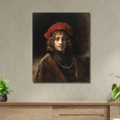 Tito Il Figlio Dell'Artista Rembrandt van Rijn rvr262 quadro stampato su tela