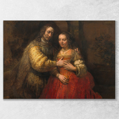 Isacco E Rebecca Rembrandt van Rijn rvr279 quadro stampato su tela