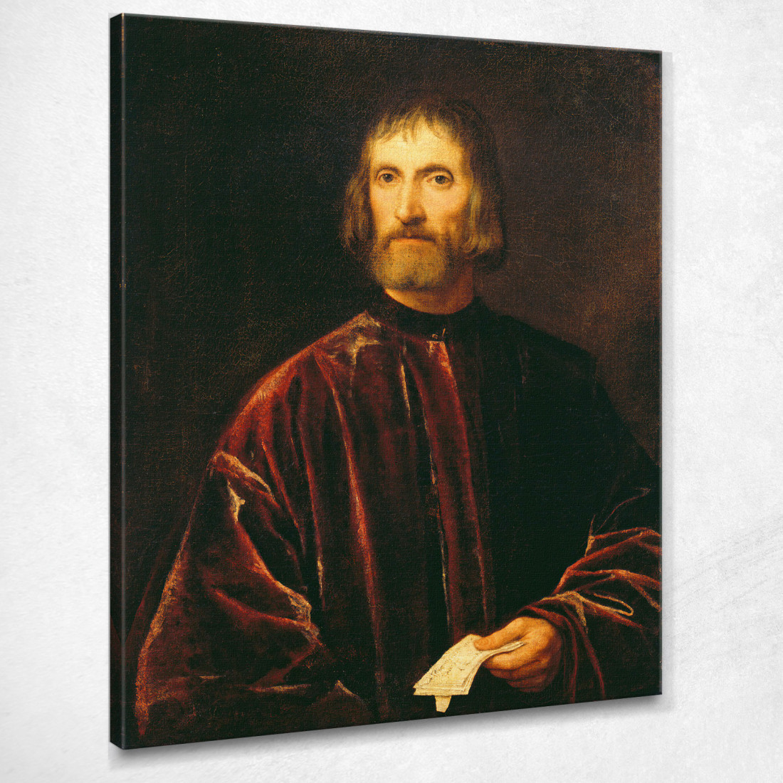 Andrea Dei Franceschi Titian Tiziano Vecellio ttn7 quadro stampato su tela