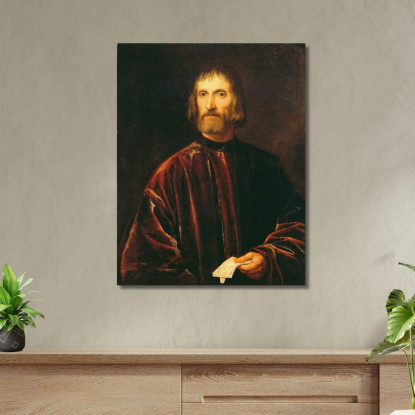 Andrea Dei Franceschi Titian Tiziano Vecellio ttn7 quadro stampato su tela