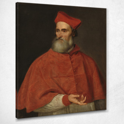 Cardinal Pietro Bembo Titian Tiziano Vecellio ttn12 quadro stampato su tela