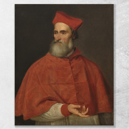 Cardinal Pietro Bembo Titian Tiziano Vecellio ttn12 quadro stampato su tela