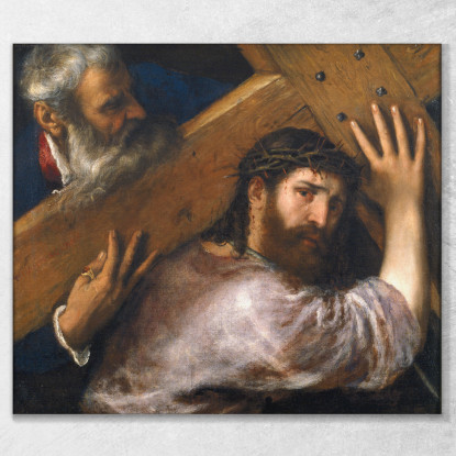 Portata Della Croce Titian Tiziano Vecellio ttn14 quadro stampato su tela