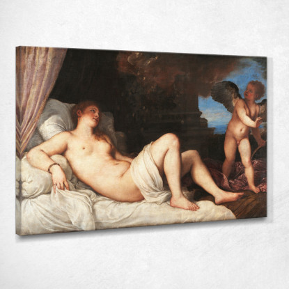 Danae 1544 Titian Tiziano Vecellio ttn17 quadro stampato su tela