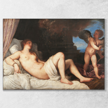 Danae 1544 Titian Tiziano Vecellio ttn17 quadro stampato su tela