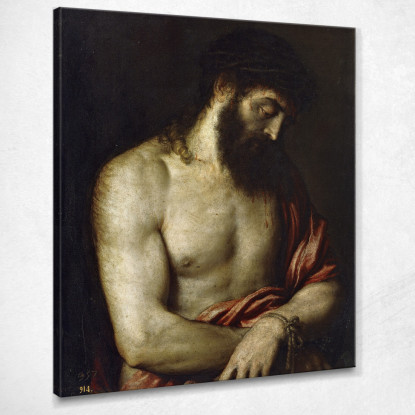 Ecce Homo 2 Titian Tiziano Vecellio ttn23 quadro stampato su tela