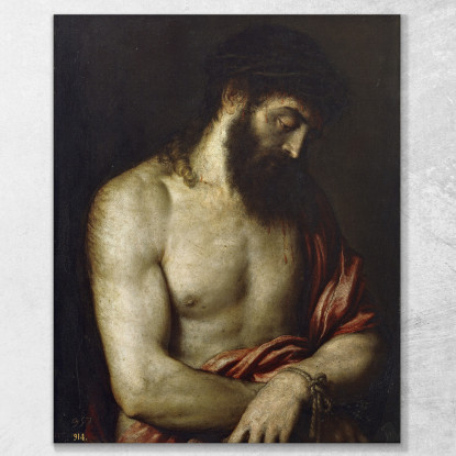 Ecce Homo 2 Titian Tiziano Vecellio ttn23 quadro stampato su tela