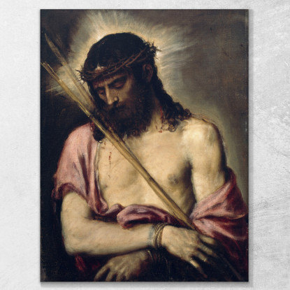 Ecce Homo Titian Tiziano Vecellio ttn25 quadro stampato su tela