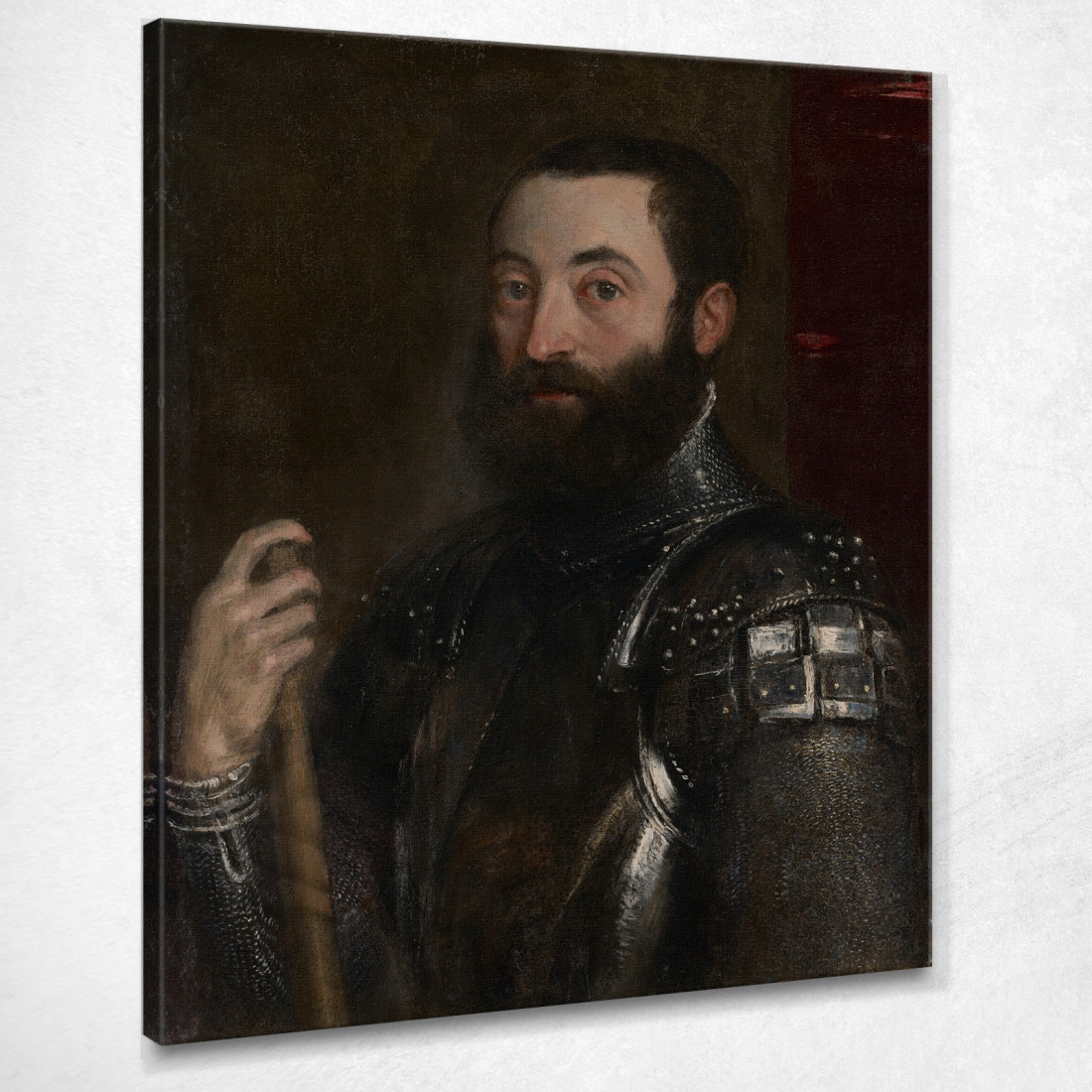 Ritratto Di Guidobaldo Ii Della Rovere Duca Di Urbino Titian Tiziano Vecellio ttn53 quadro stampato su tela