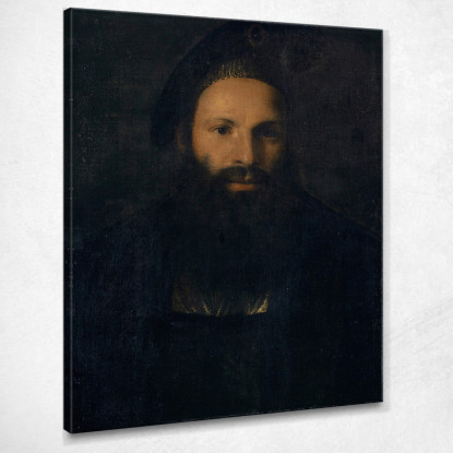 Ritratto Di Pietro Aretino Titian Tiziano Vecellio ttn54 quadro stampato su tela