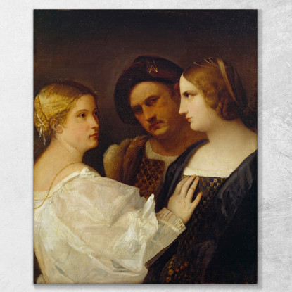 L'Appello Titian Tiziano Vecellio ttn61 quadro stampato su tela