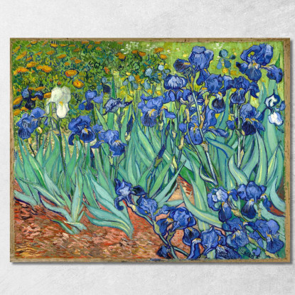 Iride 1889 Vincent van Gogh vvg18 quadro stampato su tela