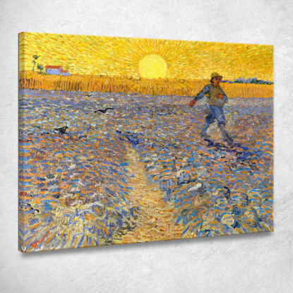 Il Seminatore Vincent van Gogh vvg24 quadro stampato su tela