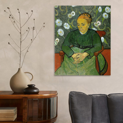 Madame Roulin Dondola La Culla Una Ninna Nanna Vincent van Gogh vvg61 quadro stampato su tela