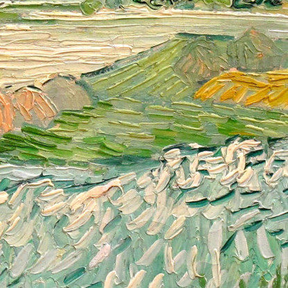 Pianura Vicino Ad Auvers Vincent van Gogh vvg71 quadro stampato su tela