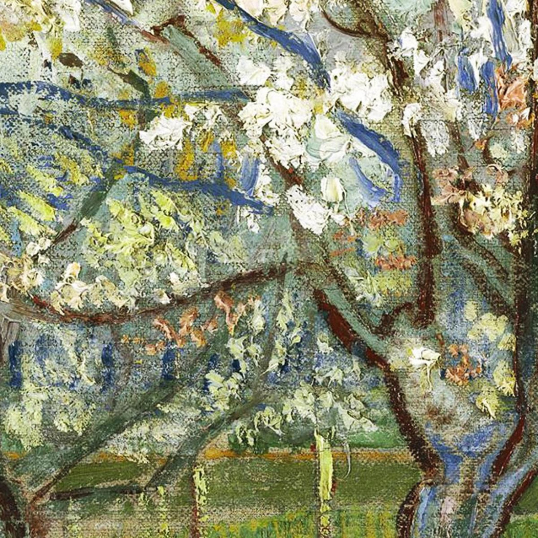 Quadri Rosa Dipinto Di Rosa Orchard, 1888. Di Vincent Van Gogh. Olio Su  Tela Parte Di Un Trittico Di Orchard Dipinti Da Van Gogh 57304956 Quadro Di  Cotone Su Tela, image size:1100x1100