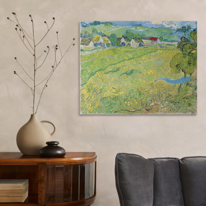 Les Vessenots Ad Auvers Vincent van Gogh vvg91 quadro stampato su tela